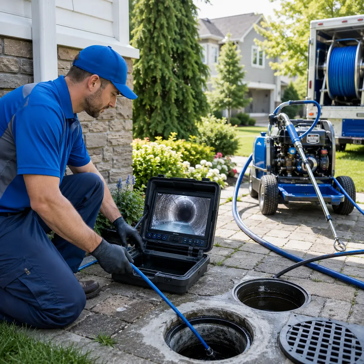 Outdoor drain cleaning professionals serving Windsor, OH